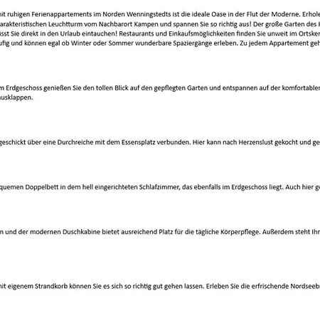 Apartment Denghoog- Osetal 10, App 2